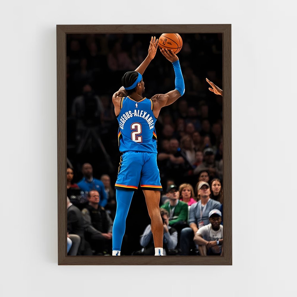 Poster Oklahoma city – affiche Basketball (vue 5)